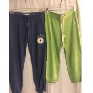 2 pairs Gilly Hicks Sweatpants